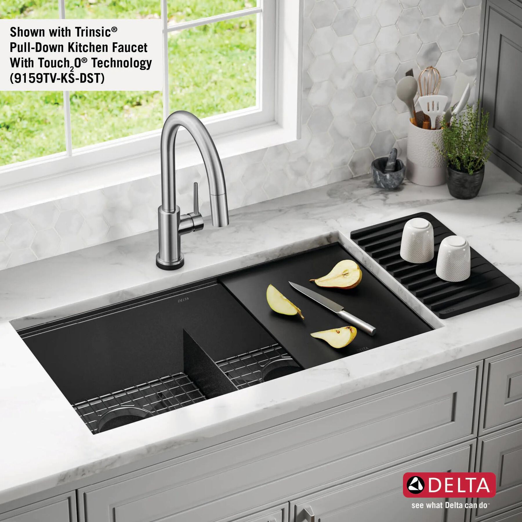 33&rdquo; Undermount 16 Gauge Workstation Kitchen Sink Double Bowl with WorkFlow&trade; Ledge and Accessories